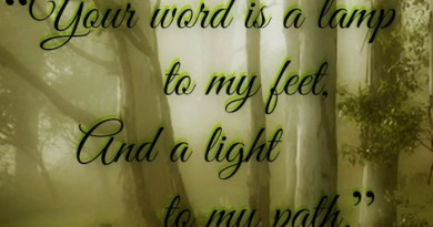 Your Word is a Lamp to my Feet